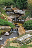 LARGE PONDLESS WATERFALL KIT 26' STREAM WITH 5-PL 5000 POND PUMP