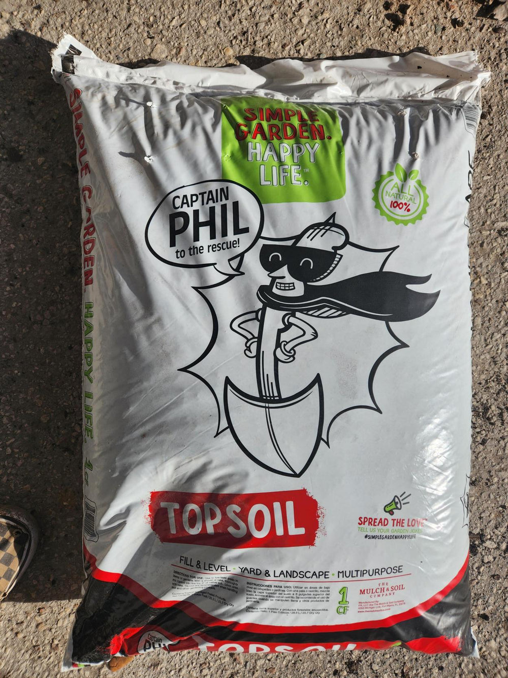 Bagged Topsoil - 1CU / 65PP