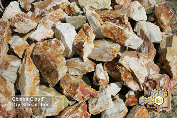 Golden Cloud Dry Stream Bed Stone