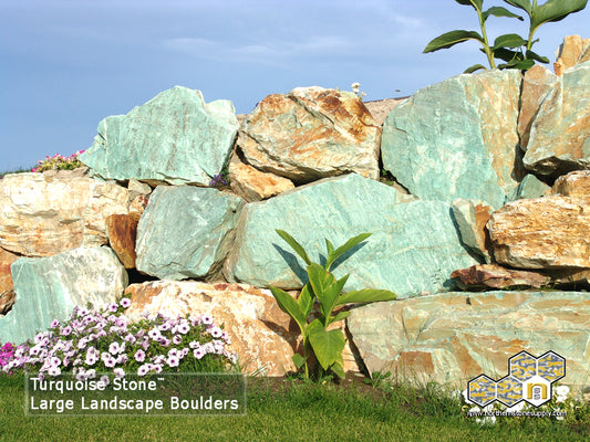 Large Turquoise Landscape Boulders