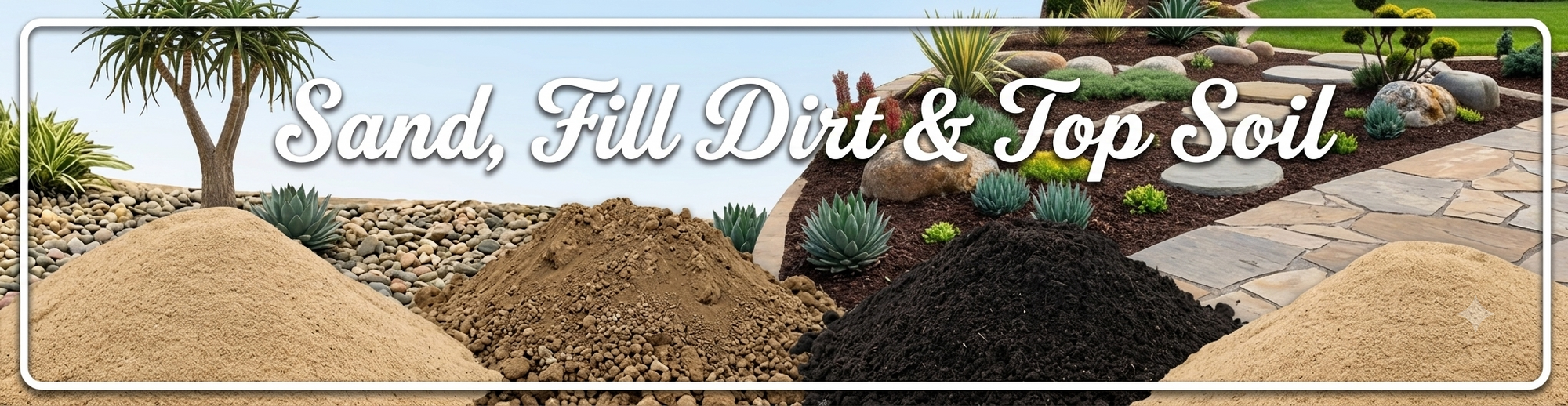Sand, Fill Dirt & Top Soil