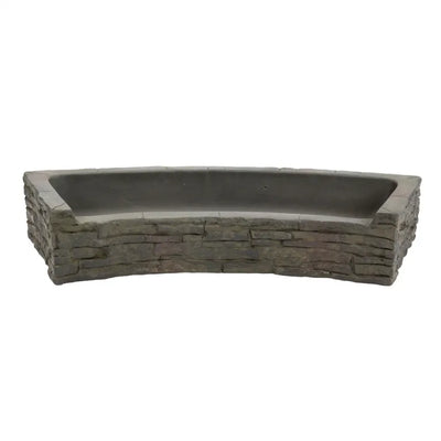 Front-Spill Curved Stacked Slate Topper