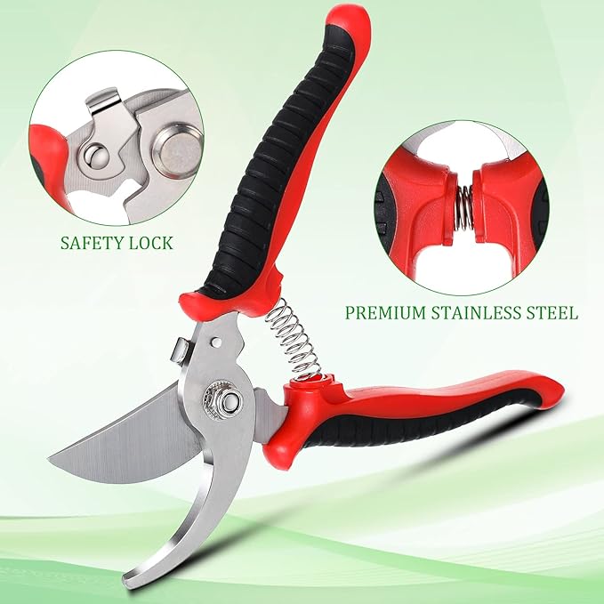 Stainless Steel Bypass Pruning Shears