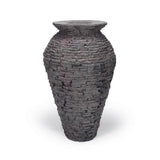 Stacked Slate Urn 45"H (114 cm)