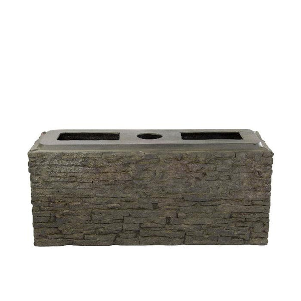 Stacked Slate Wall Base 13″ H (33 cm)