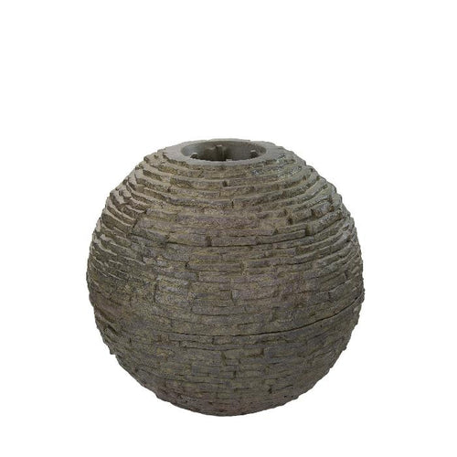 Stacked Slate Sphere 24" Dia (61 cm)