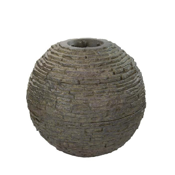 Stacked Slate Sphere 32" Dia (81 cm)