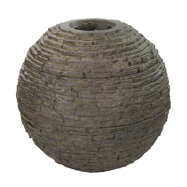 Stacked Slate Sphere 40" Dia (102 cm)
