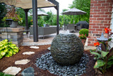 Stacked Slate Sphere Fountain Kit - 32" Dia (81 cm)