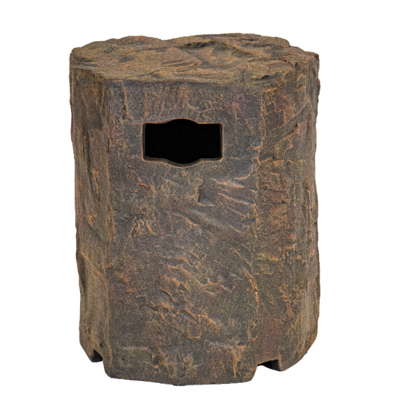 Faux Stone Propane Tank Cover