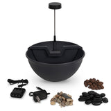 AquaGarden Gray Tabletop Fountain Kit