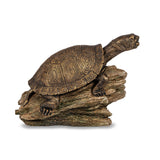 Turtle on Log Spitter