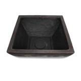 FOUNTAIN BOWL - GRAY SLATE - 27" SQ (69 CM)