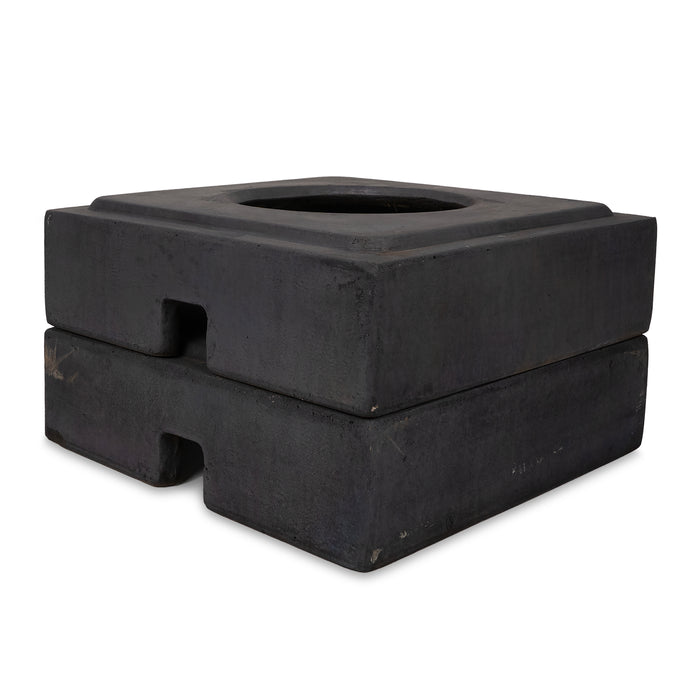 SPILLWAY BOWL STAND - IRON ORE - 4" H (10 CM) - 2-PACK