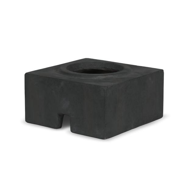 SPILLWAY BOWL STAND - IRON ORE - 6" H (15 CM)