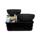 SPILLWAY BOWL AND BASIN FOUNTAIN KIT - IRON ORE - 19"/21" DIA (49/52 CM)