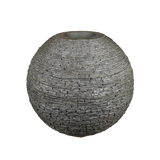 STACKED SLATE SPHERE - 6' DIA (1.8 M)