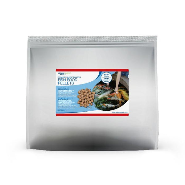 Premium Color Enhancing Fish Food Large Pellets - 11 lbs