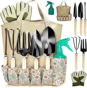 Gardening Tool Set - Tan Floral Set