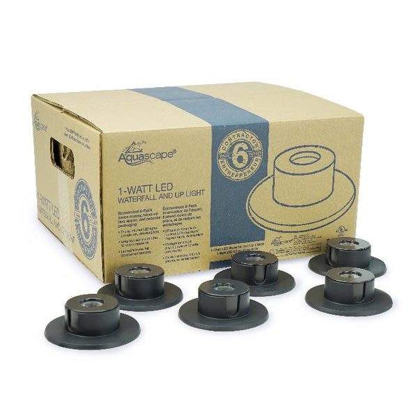 Pond and Landscape LED 1-Watt Waterfall Light 6-Pack