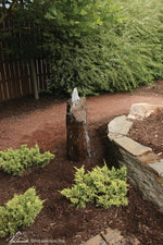 Natural Mongolian Basalt Column 30"