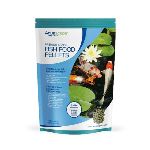 Premium Staple Fish Food Large Pellets - 4.4 lbs