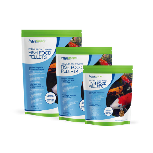 Premium Cold Water Fish Food Pellets - Large 4.4 lbs – The Gardens Nursery
