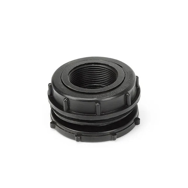 Black Poly Bulkhead Fitting 1-1/2″