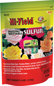 Hi-Yield Dusting Wetable Sulfur-4lbs