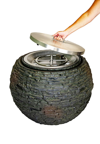 Stainless Steel Fire Pan Cover – 20″ – The Gardens Nursery