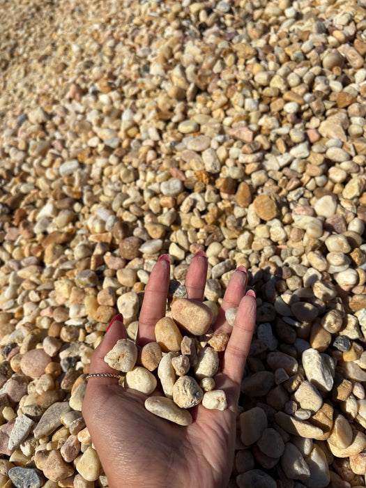 Bulk 1" White River Rock (#5)