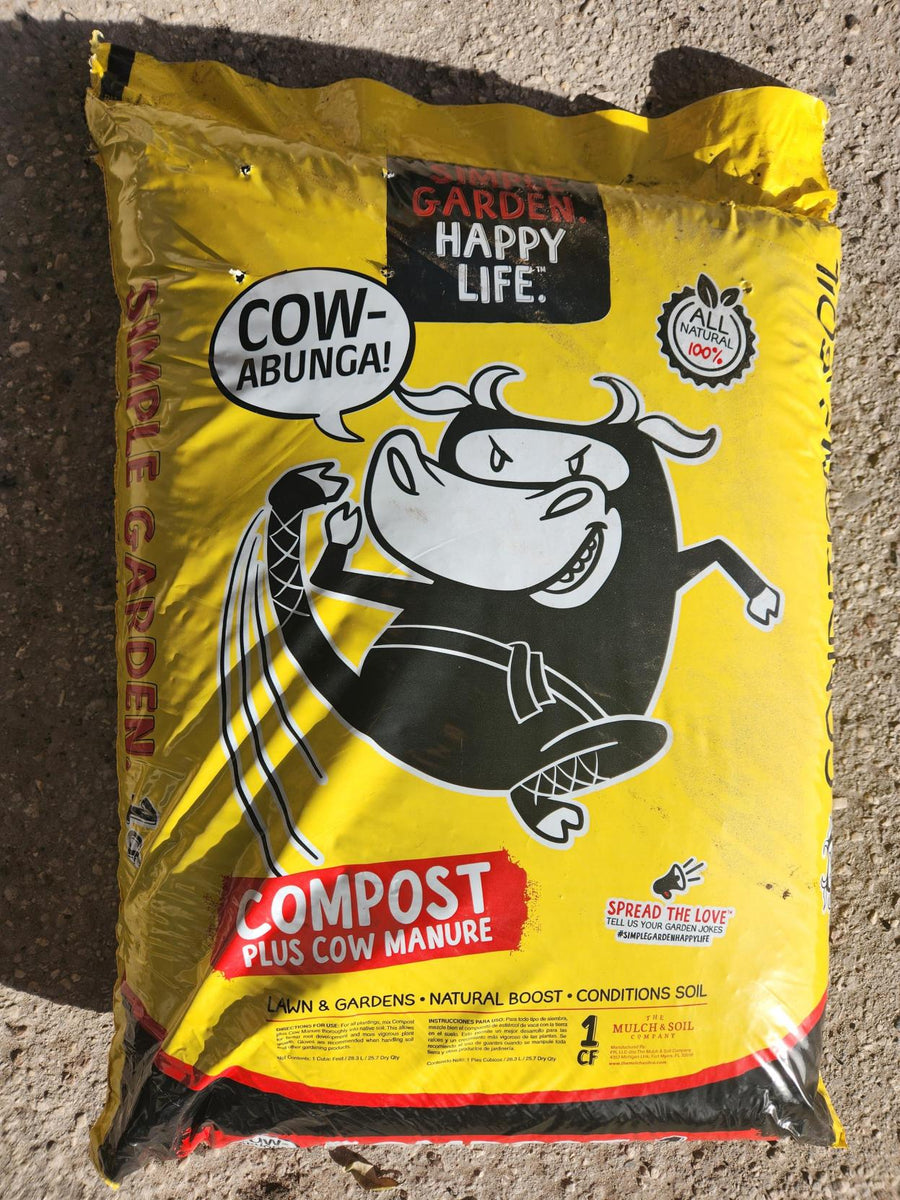 Bagged Organic Compost w/ Manure - 1 CU/ 60PP