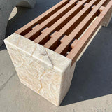 Onyx Bench with PVC Wood 40-48" (120cm)