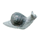 Peacock Green Granite Snail 12" or 18" size