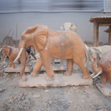 Pink Marble Elephant Statue 31" or 40"