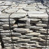 Quartzite Flagstone Tumbled Stepping Stone Silver - Size 1 1/2" - 2"