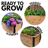 18″ x 24″ Raised Garden Bed - 30" Tall