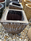 Medium Tall Square Grazed Brown