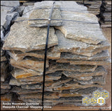 Quartzite Flagstone Mesquite Charcoal - Size 3/4" - 1 1/4"