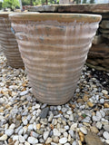 Medium Tall Round Glazed Cream Pot