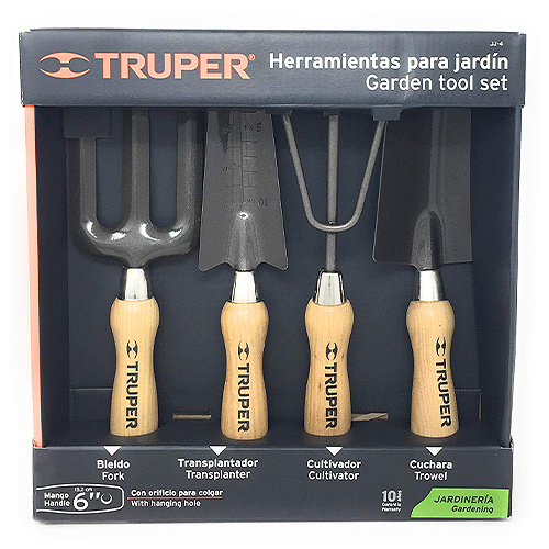 Wood Handle Garden Tool Set