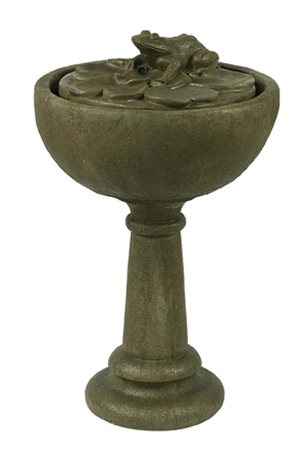 Fountain - Frog Bowl on Pedestal
