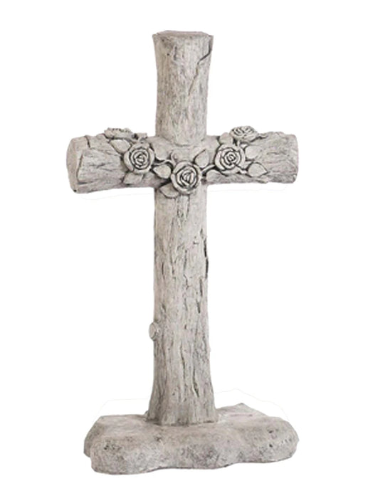 Statue - Rose Log Cross