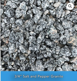 Bulk 3/4" Salt & Pepper Granite #57