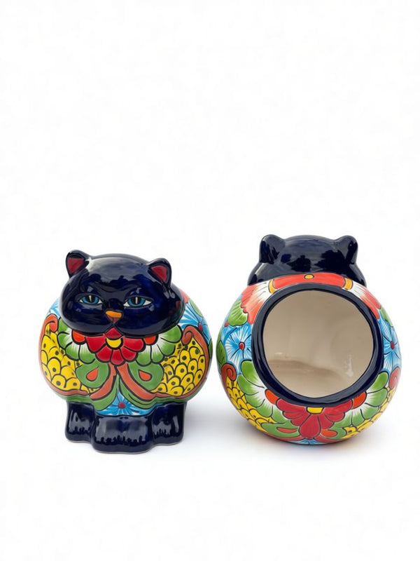 Colorful Small Fat Cat Planter