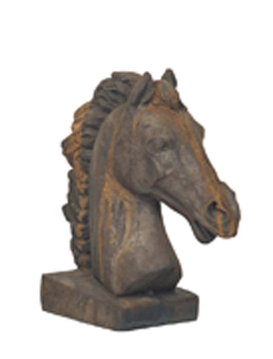 Statue - Square Base Horse Head