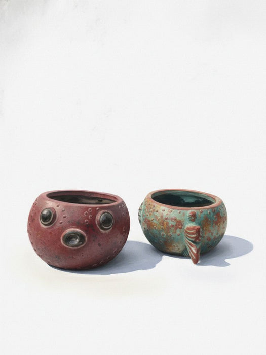 Big Puffer Fish Planter