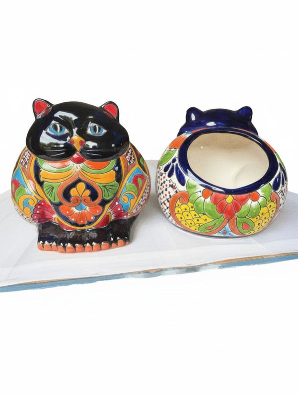 Colorful Large Fat Cat Planter