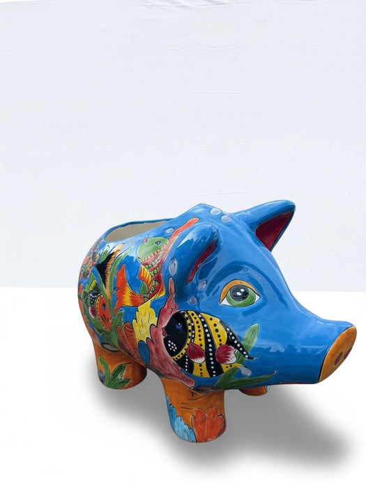 Colorful Pig Planter