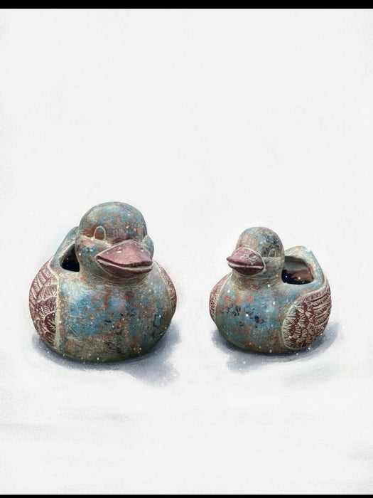 Set of 2 Duck Planters